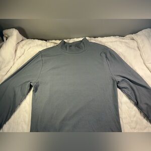 No Boundaries Light Gray Ribbed Top